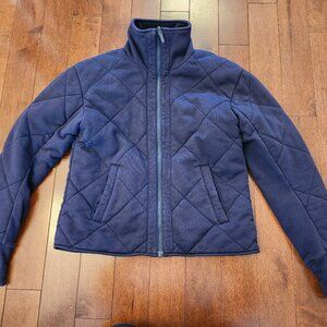 Lululemon women's navy blue warm reversible jacket in size 6